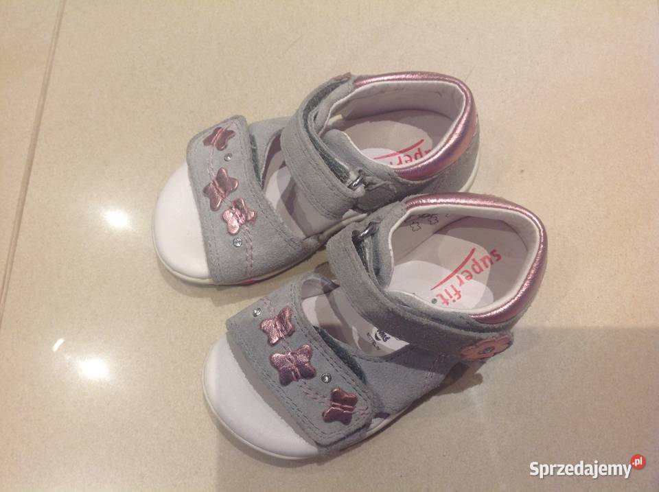 Sandałki Skórzane Dziewczynki SUPER FIT r 21 Nowa Sól