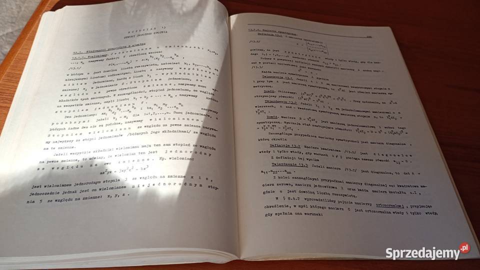 Geometria analityczna I roku matematyki Cz 2 matematyka Gdańsk