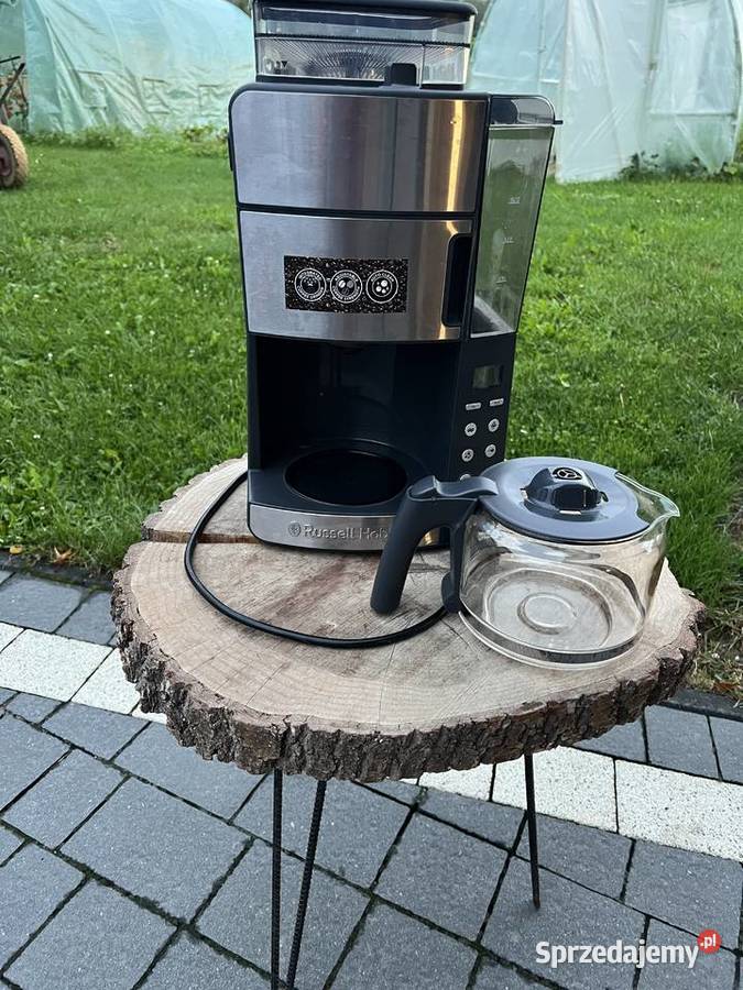 Ekspres do kawy Russell Hobbs z młynkiem AGD drobne Izdebnik