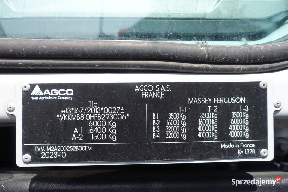 Massey Ferguson 8s205 Dyna 7 Exclusive okazja5 Sokoły