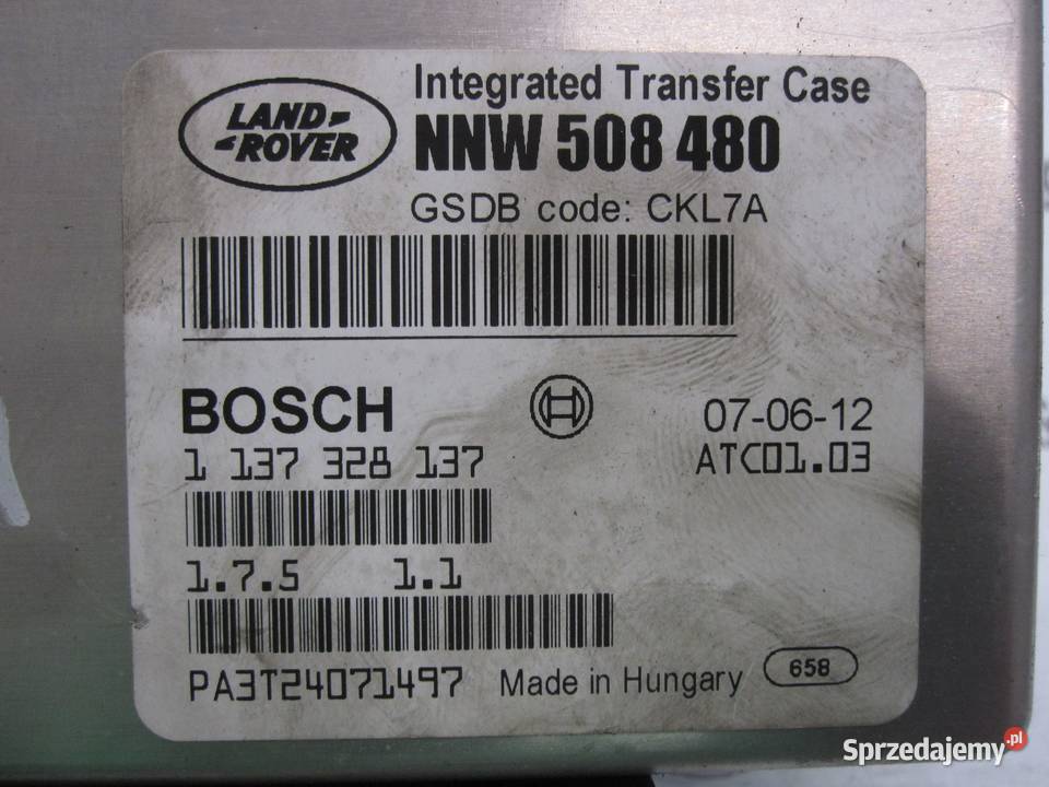 LAND ROVER DISCOVERY 08r komputer sterownik osobowe Kielce