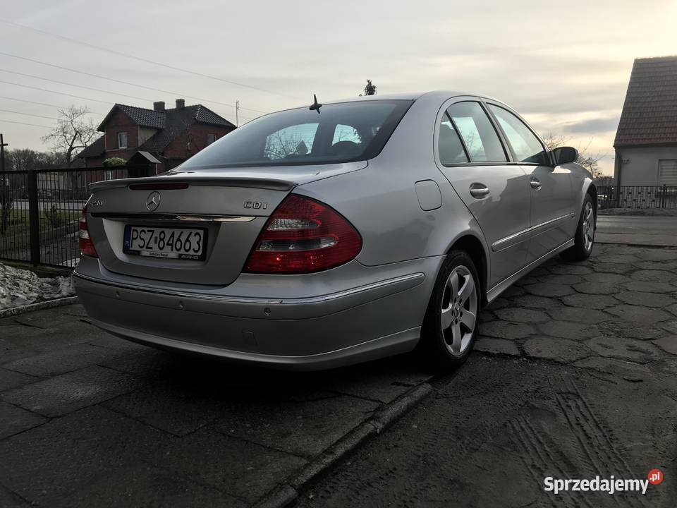 Mercedes w211 30 V6 CDI Avangarde Rok produkcji 2006 wielkopolskie Jarocin sprzedam