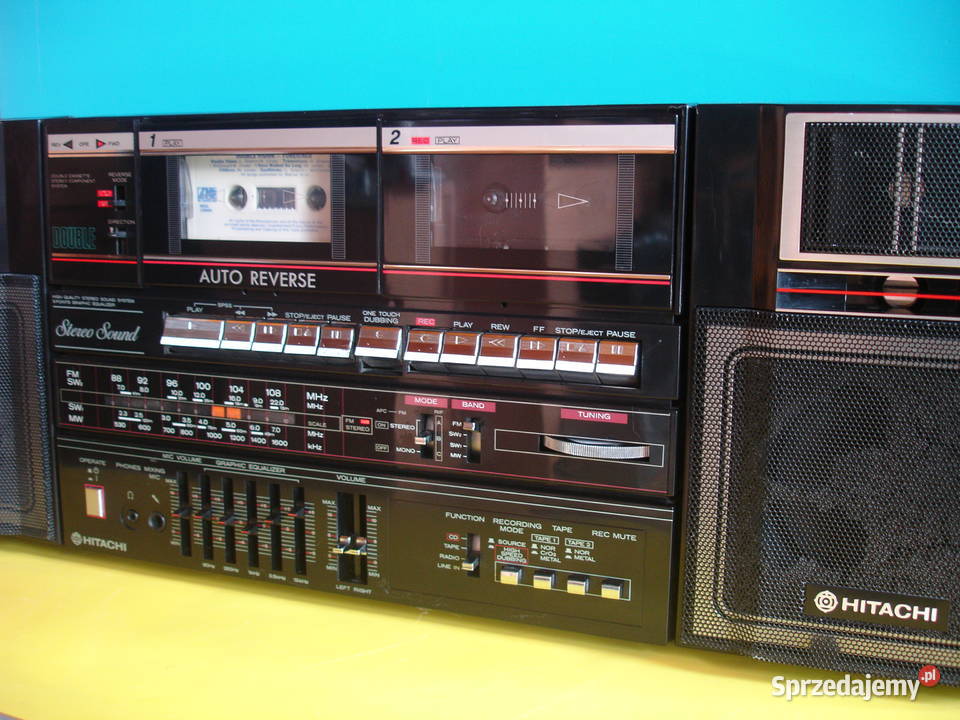 Radiomagnetofon HITACHI TRK-W555W Zielona Góra - Sprzedajemy.pl