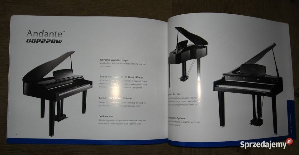 Kurzweil Home Digital Pianos catalog katalog Kępice