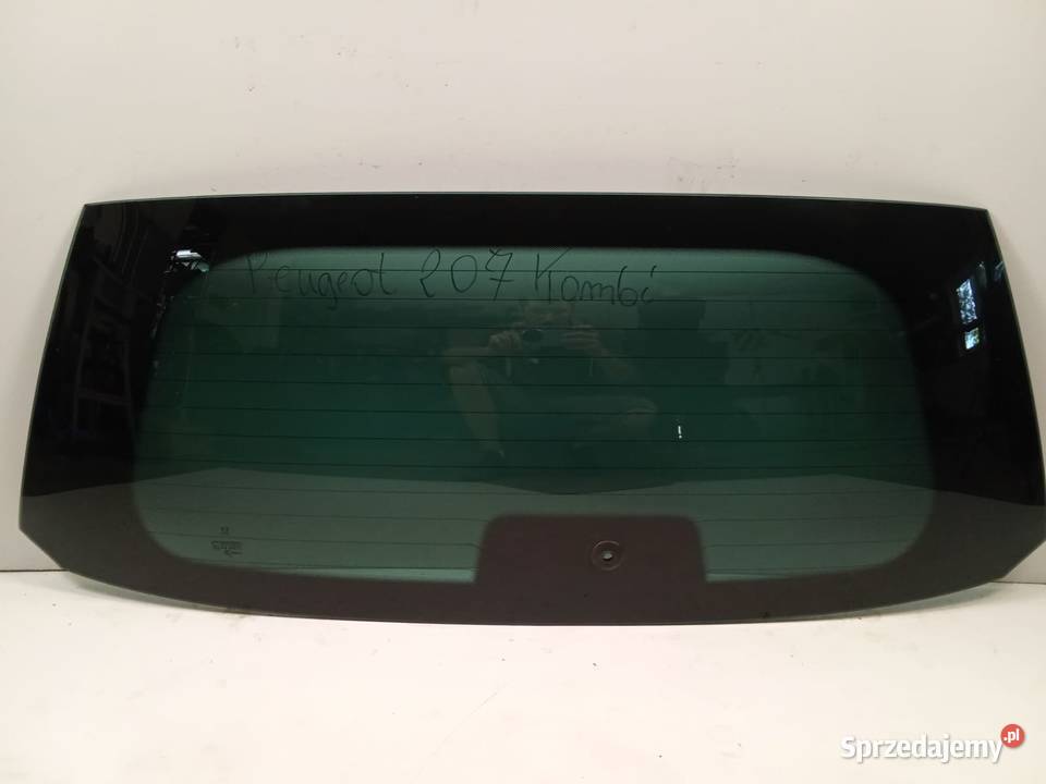 Szyba Tylna Peugeot 207 06 Zielona Ciemna Bralin
