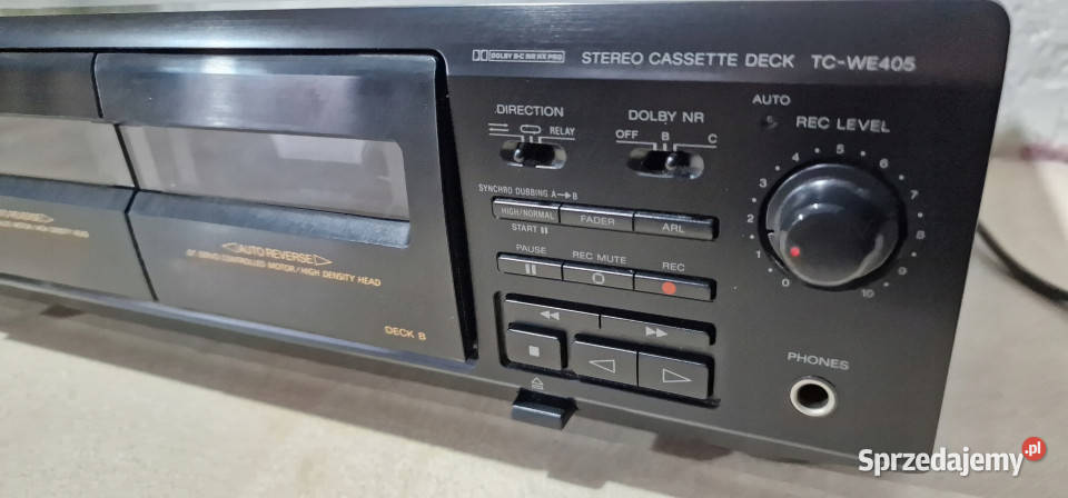 Magnetofon Sony TCWE405 TC WE 405 casette deck Międzychód sprzedam