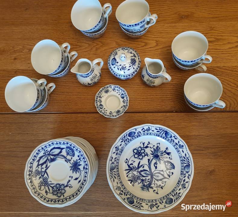 Porcelana marki Triptis Porzellan serwis Morąg
