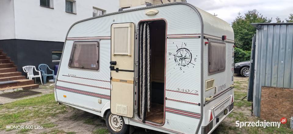 Przyczepa kempingowa mała lekka 750dmc Rok produkcji 1995 Dębno