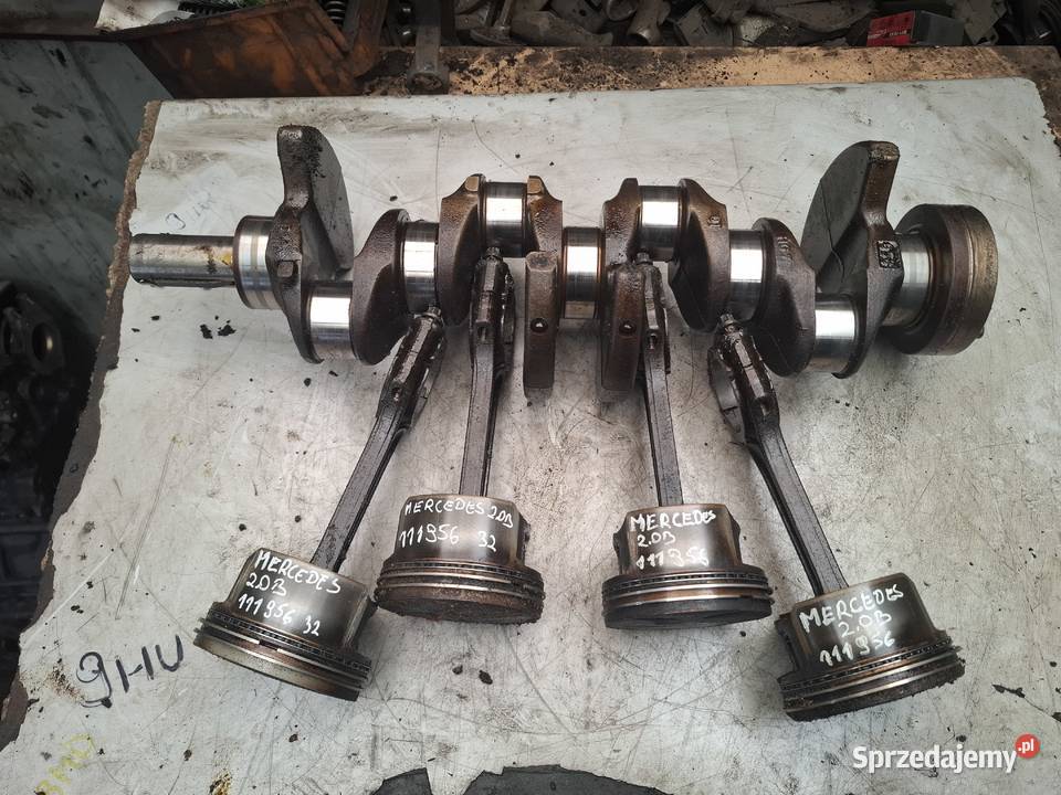 MERCEDES W202 20 16V wal korbowy tłok korbowód Blok silnika Kielce