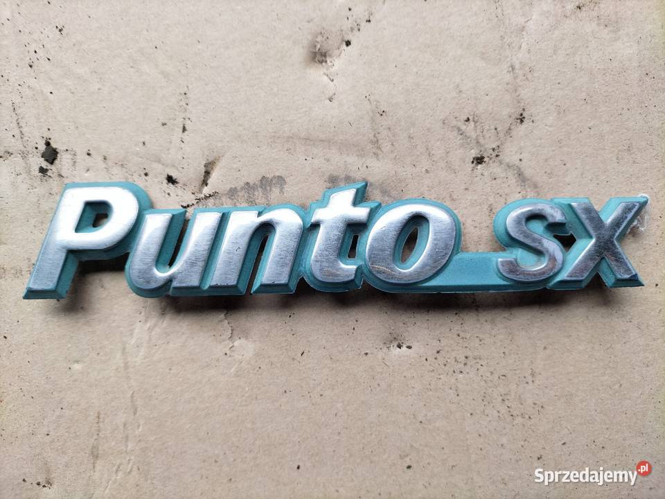 FIAT PUNTO 1 MK1 ZNACZEK EMBLEMAT NAPIS TYLNEJ Kamień-Kolonia