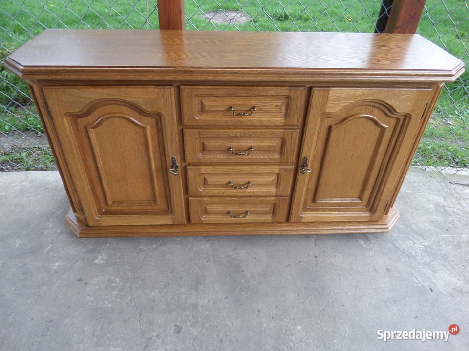 witrna kredens dębowa drewniana stan wysyłka Komody Buczek sprzedam