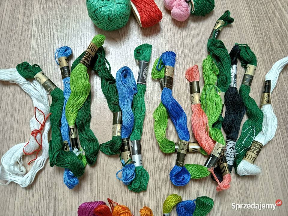 Mulina nici zdobnicze bawełna mix 30 Pozostałe Kraków