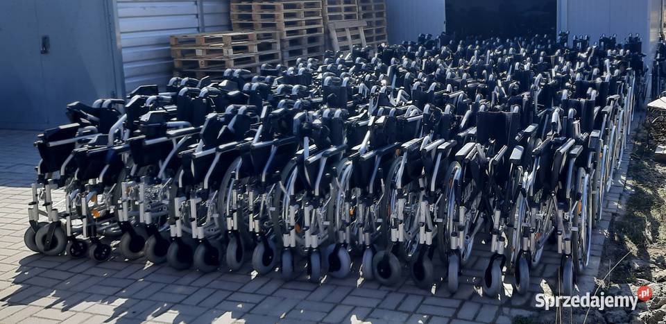 Wózek inwalidzki tradycyjny zwykły duży wybór Syców