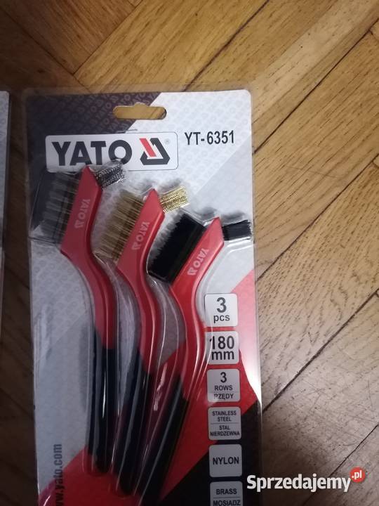 Szczotki druciane zestaw 3 pomorskie Gdańsk sprzedam