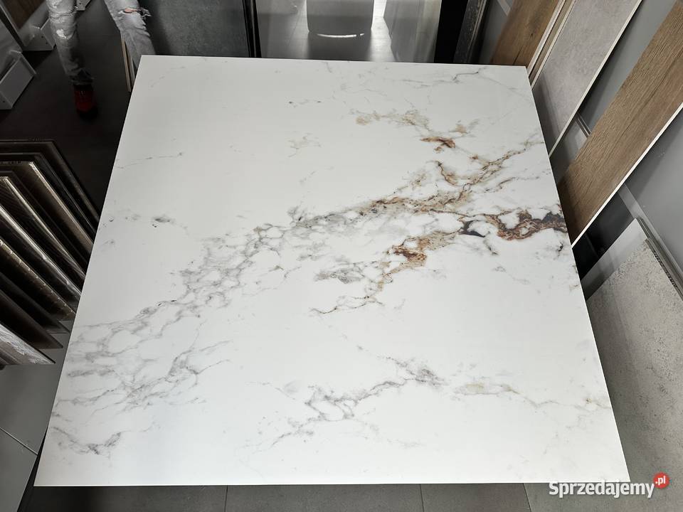 Płytki gresowe BARNABY SUPER WHITE POLER 120X120 Opoczno