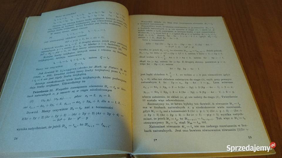 Liczby trójkątne Wacław Sierpiński Biblioteczka Podręczniki Gdańsk