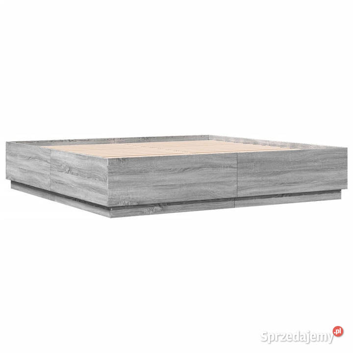 Rama łóżka szary dąb sonoma 200x200 WM3209679 mazowieckie