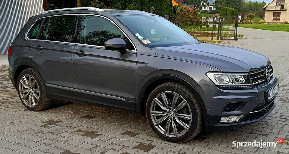 Volkswagen Tiguan II 4x4 20 TDI DSG 4 motion łopatki zmiany biegów sprzedam