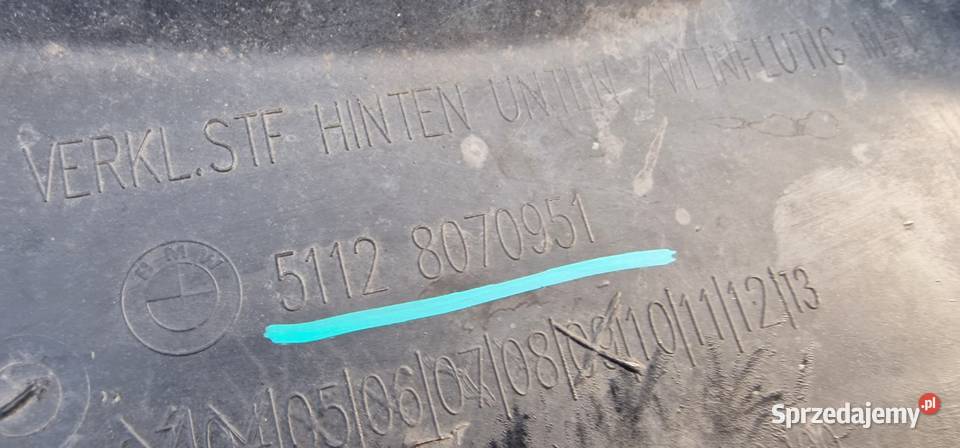 BMW 1 F40 DYFUZOR TYŁ DOKŁADKA SPOILER lubuskie