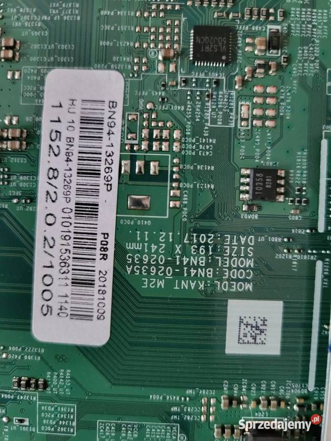 Samsung UE55NU7179UXZG płyta główna śląskie Gliwice sprzedam