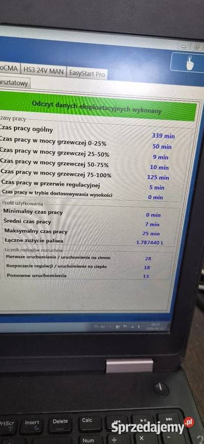 Sterownik kaseta plytka Eberspacher Hydronic S3 osobowe Odolanów sprzedam