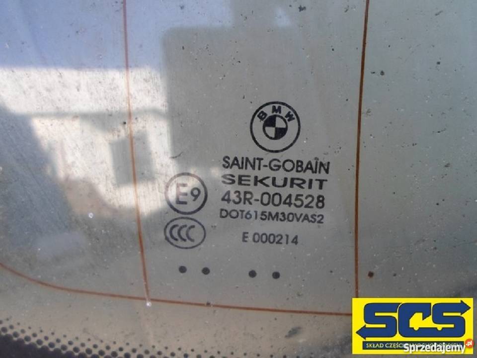 BMW X3 F25 2010 SZYBA TYLNA W KLAPĘ osobowe lubuskie Bieleń