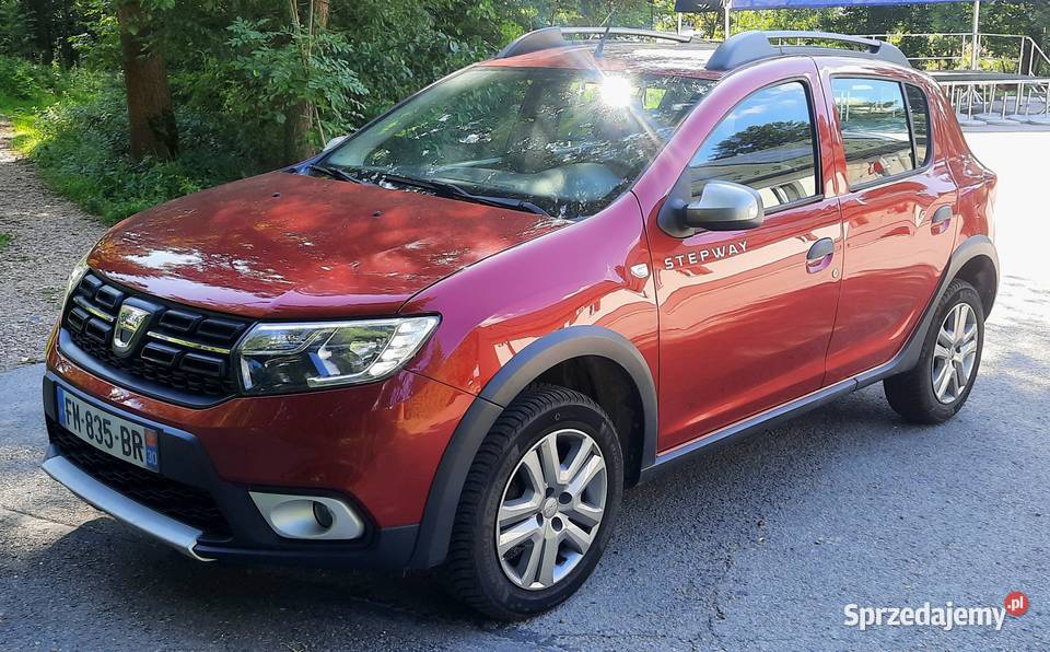 Dacia Sandero Stepway 09TCe90 Ambiance EU6 Navi welurowa tapicerka małopolskie Jaśkowice sprzedam