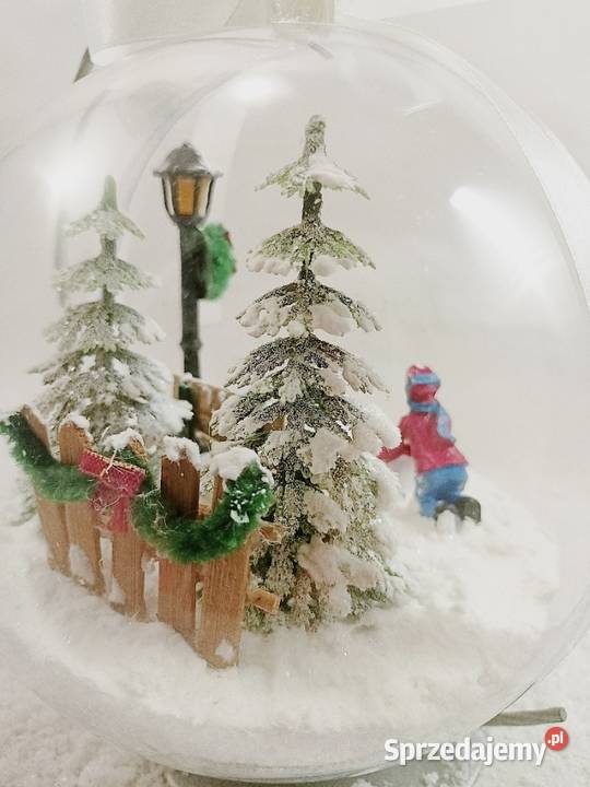 Oryginalna bombka 3d 15 rękodzieło dekoracja Trzebnica sprzedam