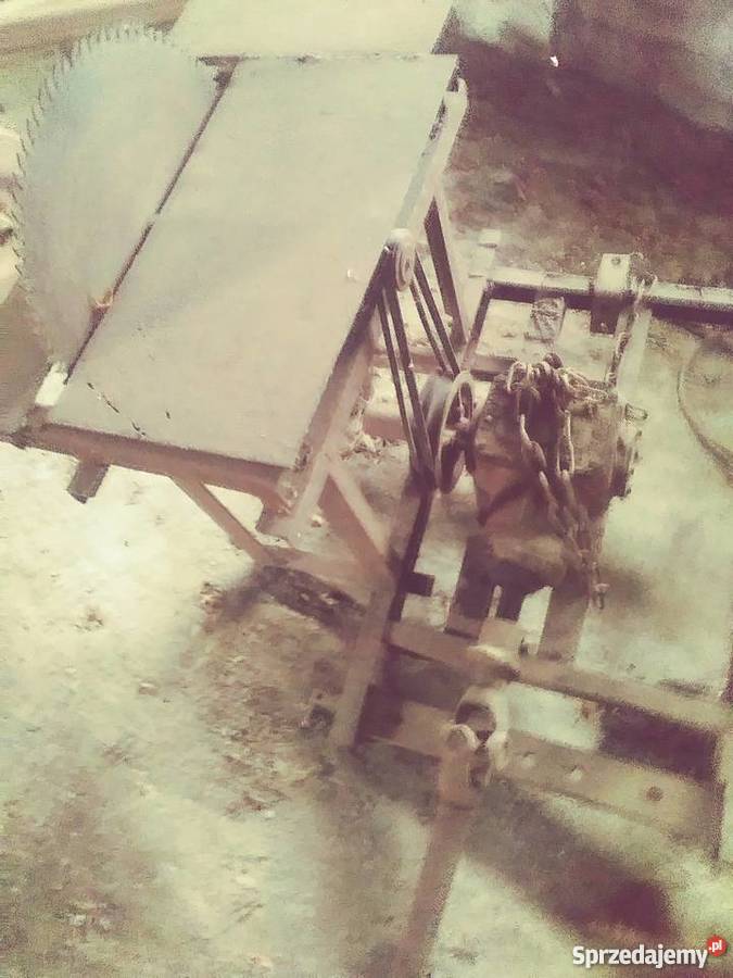 Piła do cięcia drzewa do ciągnika Leśnictwo zachodniopomorskie Pyrzyce