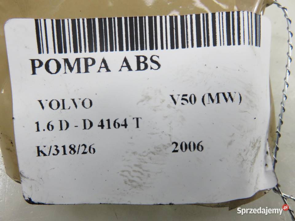 POMPA ABS VOLVO V50 MW 4N512C405EC 30736589A