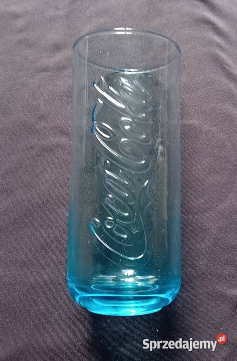 Dwie kolekcjonerskie szklanki Coca Cola 025 L Koźminek