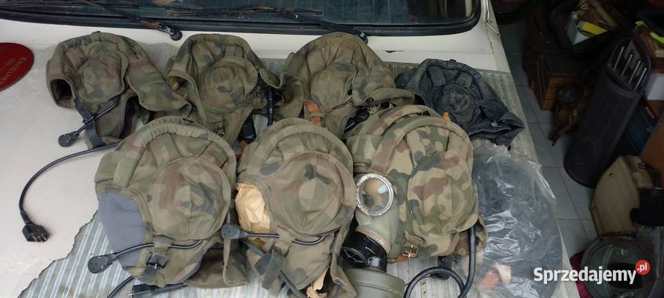 Hełmofony ładny stan większość nie używana 10 Militaria Jarosław