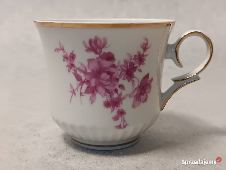 FREIBERGER Porzellan Kolekcjonerska Filiżanka Porcelana i szkło Augustów