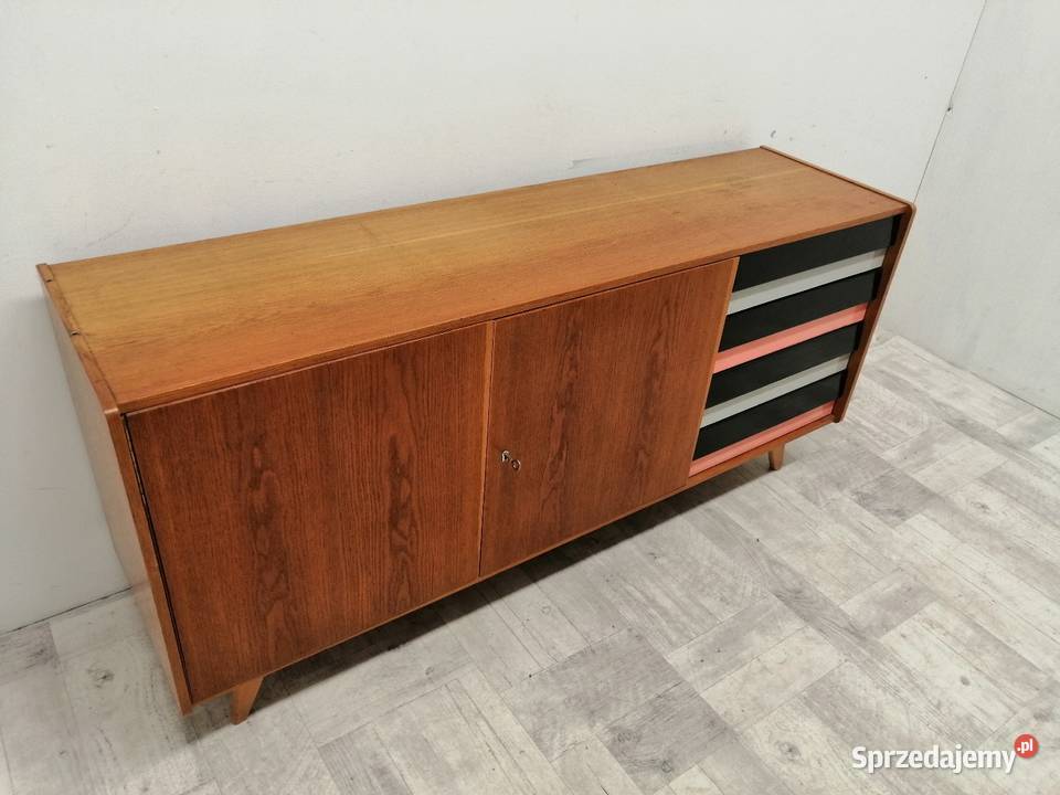 komoda długa sideboard lata 70te design Jiroutek łódzkie sprzedam