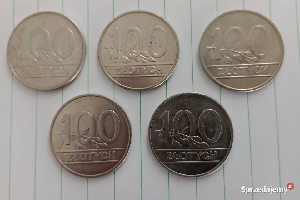 Monety 1990 10000 Solidarność i i 100 mazowieckie