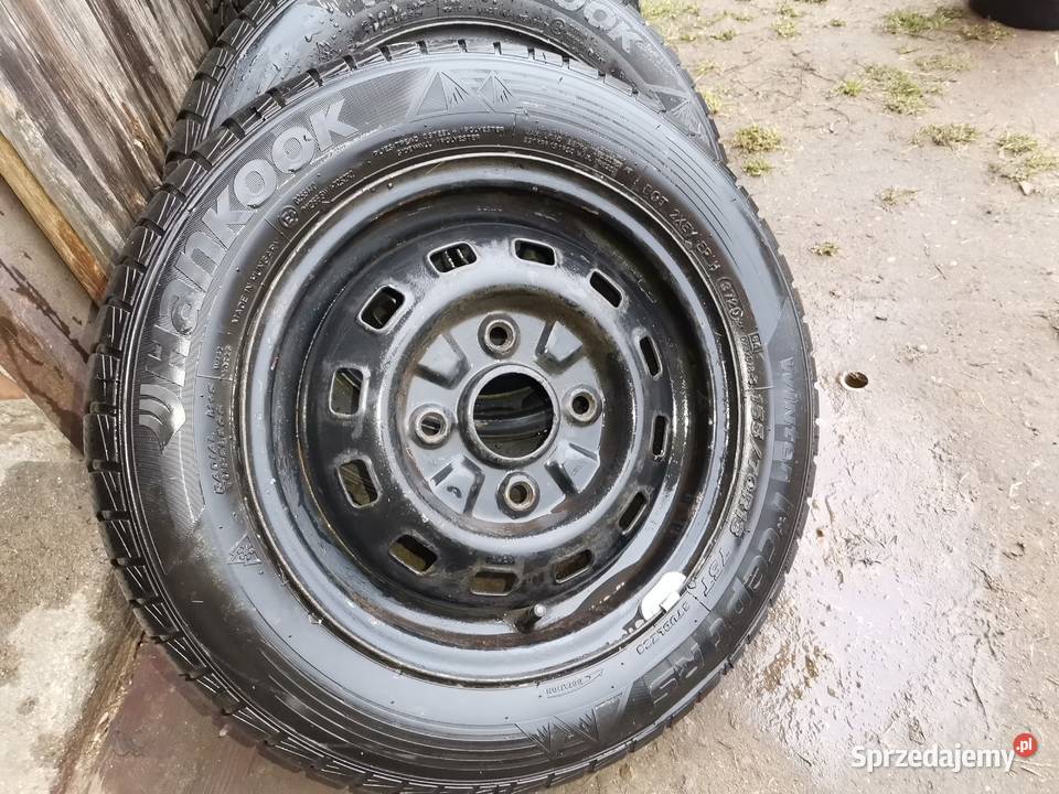 4 koła zimowe wyważone Chewrolet Daewoo Matiz