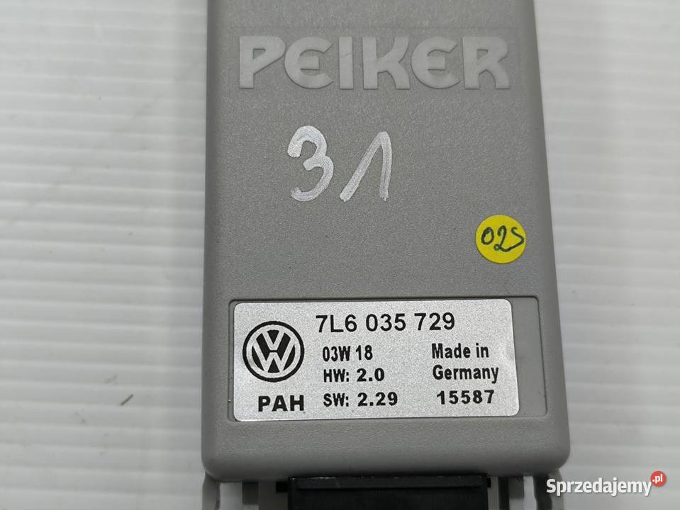 MODUŁ TELEFONU VOLKSWAGEN OE 7L6035729 Układ elektryczny, zapłon sprzedam
