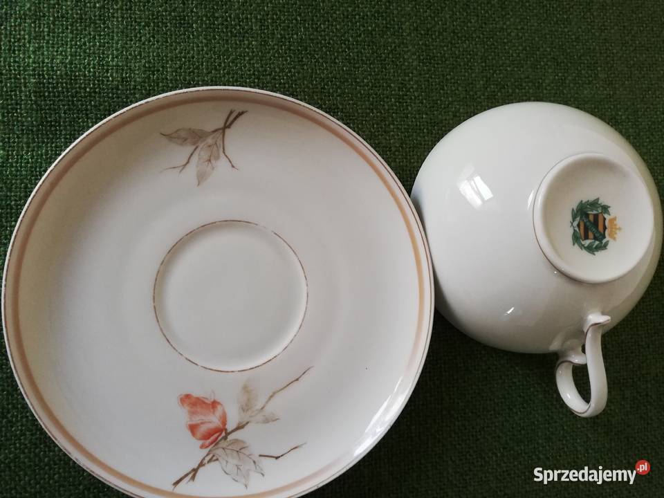 Filiżanka ze spodkiem porcelana Weimar małopolskie Gorlice