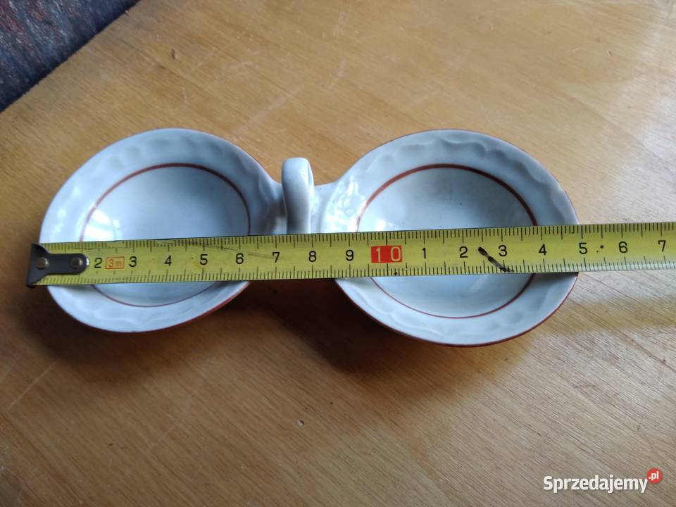 Stara porcelana Bogucice talerzyki pojemniczki Dąbrowa Górnicza