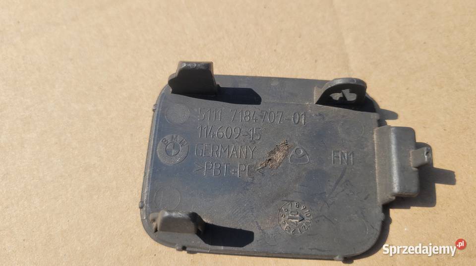 BMW 5 E60 E61 LIFT ZAŚLEPKA HAK ZDERZAK PRAWY Ruda Śląska