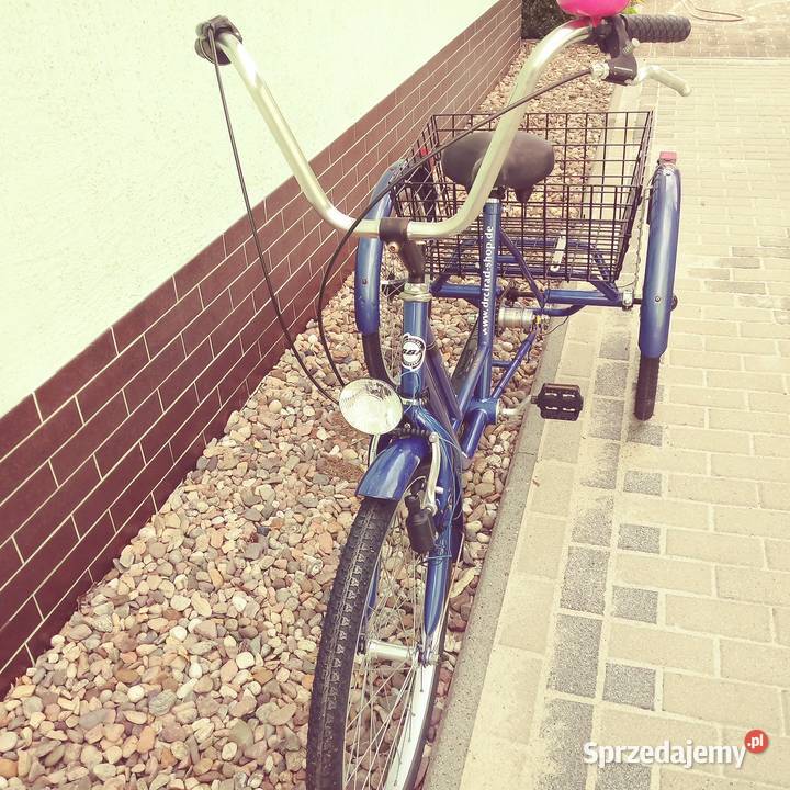 Rower trójkołowy rehabilitacyjny