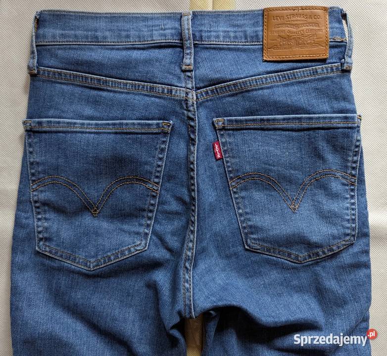 Levis Mile High Super Skinny Jeans Blue with Spodnie Warszawa sprzedam