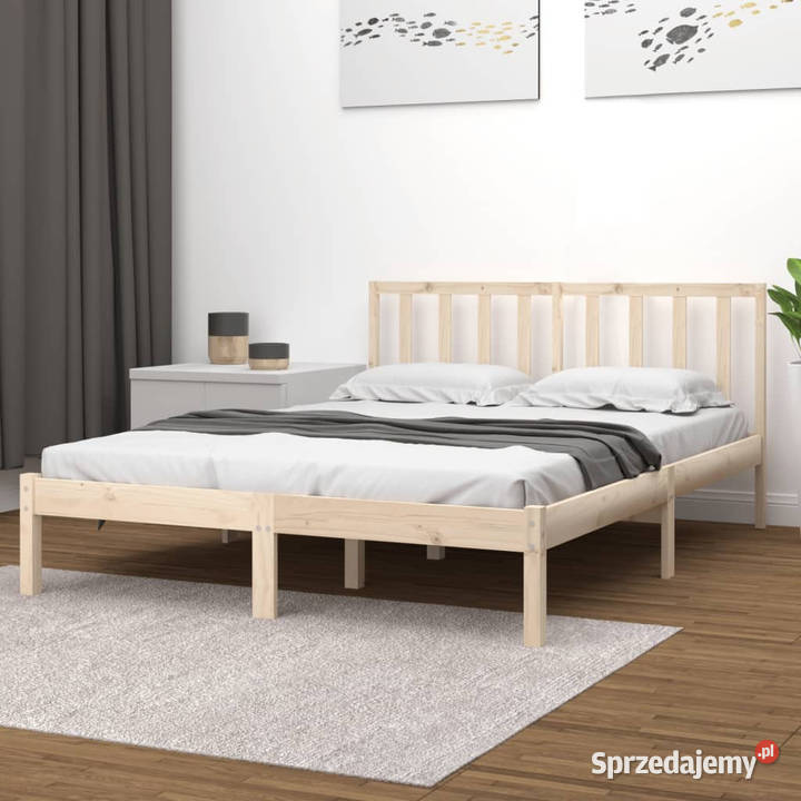 Rama łóżka lite drewno sosnowe 200x200 WM3105091 Warszawa sprzedam