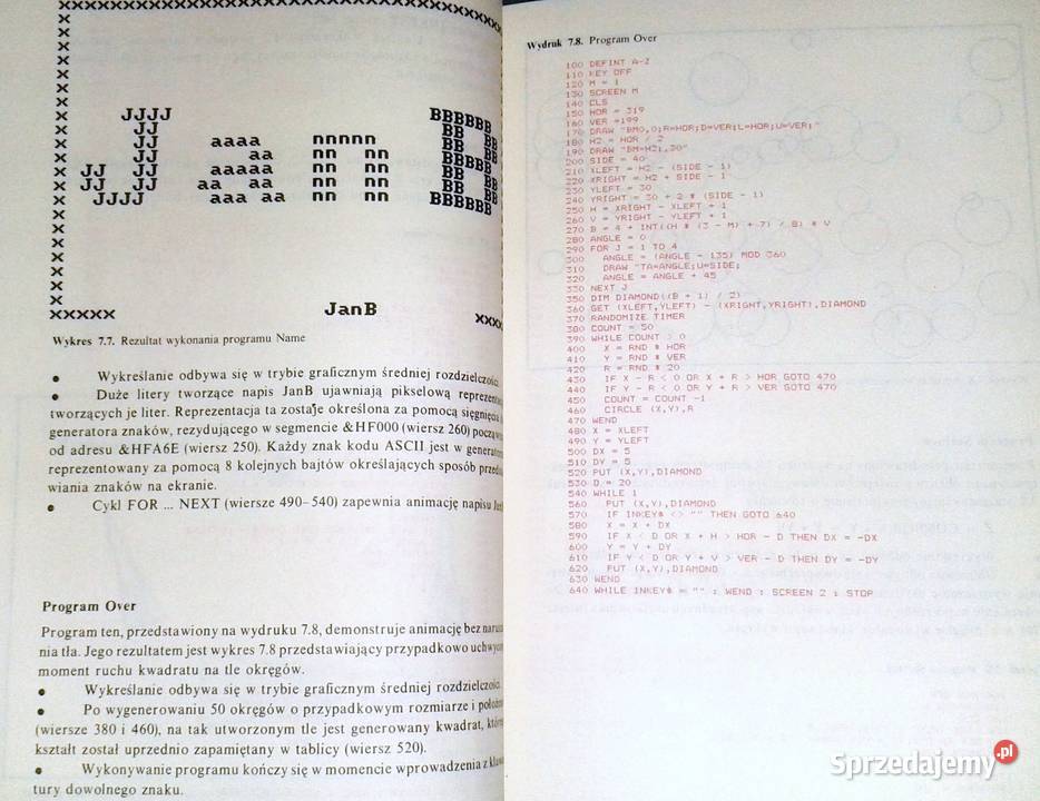 Podstawy grafiki w językach Basic i Turbo Pascal