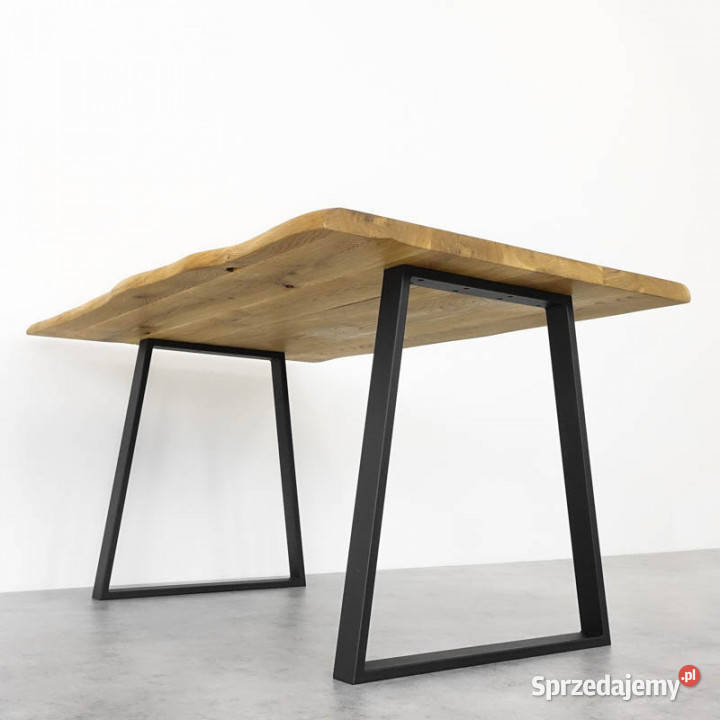 Noga do stołu metalowa TRAPEZ BASIC 65x71 CZARNA Chmielnik