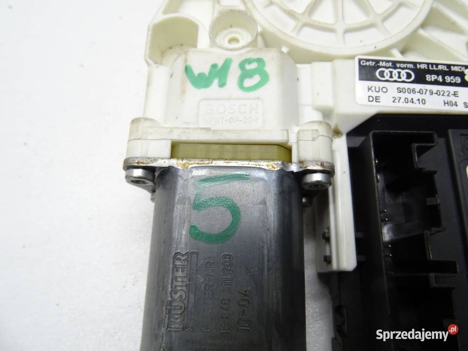 SILNICZEK PODNOŚNIK SZYBY PRAWY TYŁ TYLNY