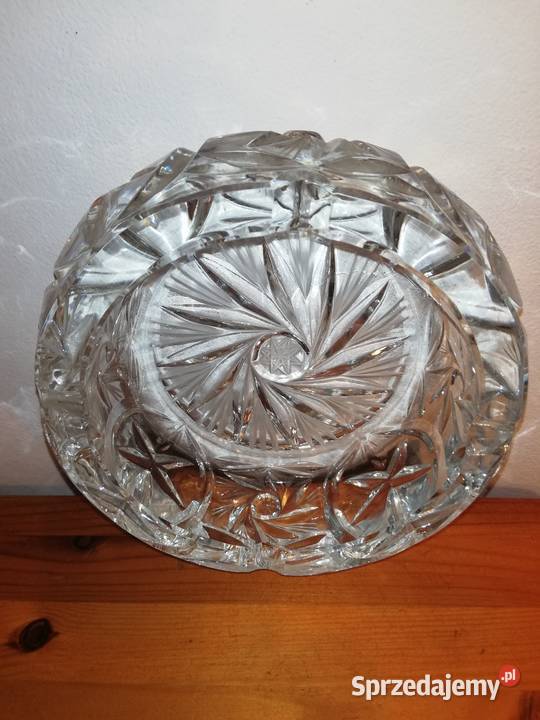 Stara kryształowa popielnica lata 70te XX w Warszawa