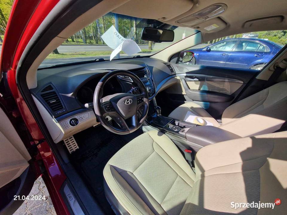 HYUNDAI I40 SALON POLSKA elektrochrom. lusterko wst. Samochody osobowe Szczecinek