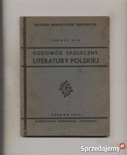 Rodowód społeczny literatury polskiej Szczecin