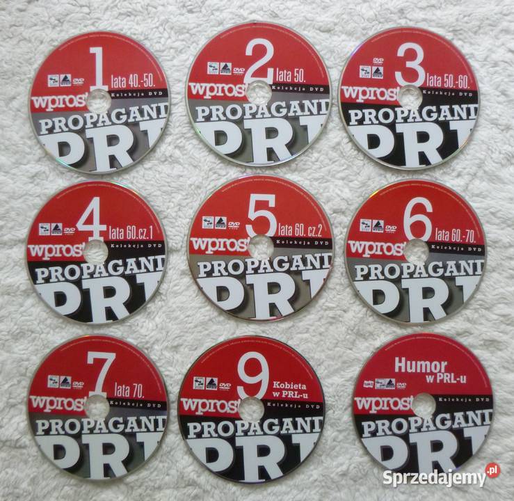 Filmy DVD Propaganda PRL lata 4070 3 i więcej Warszawa